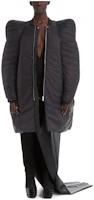 Rick Owens FW22 Black Minimal Shoulder Design Zip Long Sleeve Jacket Mens RR02B2715NZD2-09 Rick Owens FW22 Black Minimal Shoulder Design Zip Long Sleeve Jacket Mens RR02B2715NZD2-09