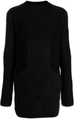 RICK OWENS FW22 Black Mohair Crewneck Sweater . RU02A5660KGL909 Buy RICK OWENS FW22 Black Mohair Crewneck Sweater . RU02A5660KGL909