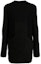 Order RICK OWENS FW22 Black Mohair Crewneck Sweater . RU02A5660KGL909