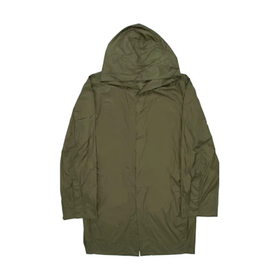 Rick Owens FW22 Solid Color Green Hooded Sports Jacket RU02B2726NZ-15