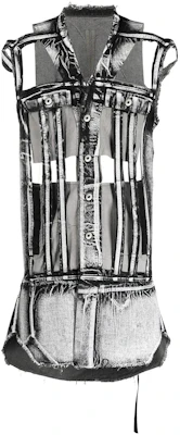 Rick Owens FW22 Jaket Tanpa Lengan Abu-Abu V-Neck Single-Breasted RR02A5906WF1-19 Buy Rick Owens FW22 Jaket Tanpa Lengan Abu-Abu V-Neck Single-Breasted RR02A5906WF1-19