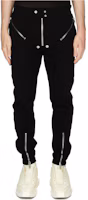 Order RICK OWENS FW23 黑色拉鍊純色工裝褲 RU02C7336BA-09