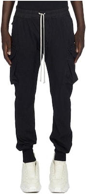 RICK OWENS FW23 Slim Fit Elastic Waist Black Cargo Pants DU02C5386RIG-09 Buy RICK OWENS FW23 Slim Fit Elastic Waist Black Cargo Pants DU02C5386RIG-09