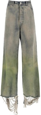 リックオウエンス FW23 グラデーション ワイドレッグ カジュアル ジーンズ カーキ RR02C7305DADFR08-32D Order リックオウエンス FW23 グラデーション ワイドレッグ カジュアル ジーンズ カーキ RR02C7305DADFR08-32D