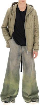 リックオウエンス FW23 グラデーション ワイドレッグ カジュアル ジーンズ カーキ RR02C7305DADFR08-32D Lookbook リックオウエンス FW23 グラデーション ワイドレッグ カジュアル ジーンズ カーキ RR02C7305DADFR08-32D