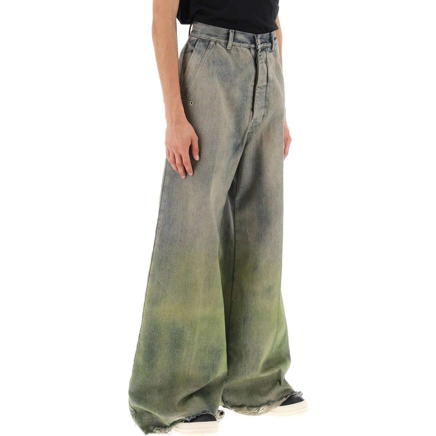 Purchase リックオウエンス FW23 グラデーション ワイドレッグ カジュアル ジーンズ カーキ RR02C7305DADFR08-32D