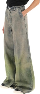 リックオウエンス FW23 グラデーション ワイドレッグ カジュアル ジーンズ カーキ RR02C7305DADFR08-32D Details for リックオウエンス FW23 グラデーション ワイドレッグ カジュアル ジーンズ カーキ RR02C7305DADFR08-32D