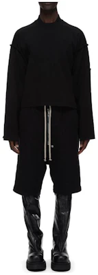 Rick Owens FW23 Luxor Tommy Lupetto Crewneck Sweatshirt Black RU02C7659CHM-09 Buy Rick Owens FW23 Luxor Tommy Lupetto Crewneck Sweatshirt Black RU02C7659CHM-09