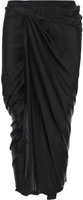 RICK OWENS FW23 Solid Color Pleated Midi Casual Skirt Black. RP02C1339O-09 Buy RICK OWENS FW23 Solid Color Pleated Midi Casual Skirt Black. RP02C1339O-09