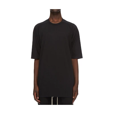 Rick Owens FW24 Loose Fit Crewneck T-Shirt Black. RU02D6274JA-09
