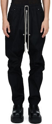 Rick Owens FW24 黑色寬鬆彈性腰休閒長褲 男款 RU02D6361TE-09 Order Rick Owens FW24 黑色寬鬆彈性腰休閒長褲 男款 RU02D6361TE-09