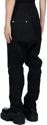 Rick Owens FW24 黑色寬鬆彈性腰休閒長褲 男款 RU02D6361TE-09 Lookbook Rick Owens FW24 黑色寬鬆彈性腰休閒長褲 男款 RU02D6361TE-09