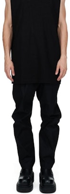 Rick Owens FW24 黑色寬鬆彈性腰休閒長褲 男款 RU02D6361TE-09 Shop Rick Owens FW24 黑色寬鬆彈性腰休閒長褲 男款 RU02D6361TE-09