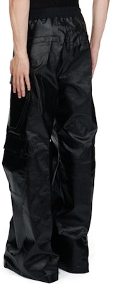Rick Owens FW24 塗層彈性腰帶口袋黑色休閒褲 男款長褲 RU02D6339SCT-09 Lookbook Rick Owens FW24 塗層彈性腰帶口袋黑色休閒褲 男款長褲 RU02D6339SCT-09