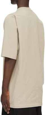 RICK OWENS FW24 Heavyweight Ribbed Crewneck T-Shirt Pearl White (). RU02D6249BA-08 Lookbook RICK OWENS FW24 Heavyweight Ribbed Crewneck T-Shirt Pearl White (). RU02D6249BA-08