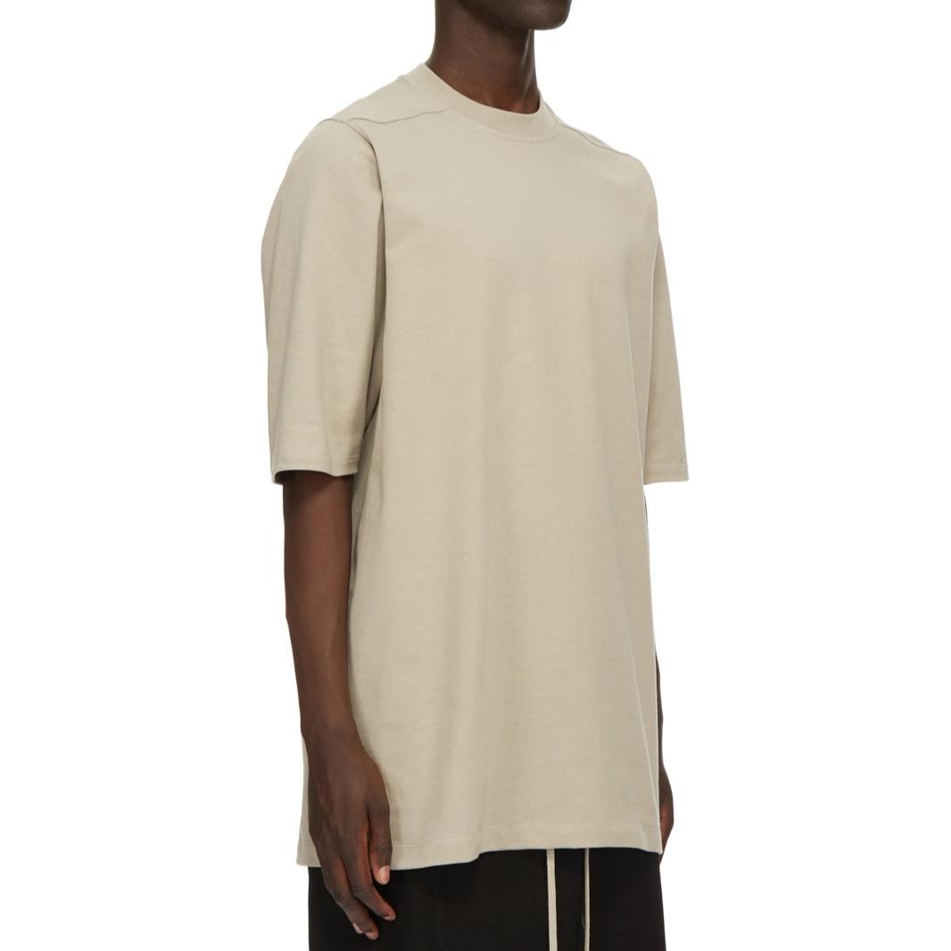 Purchase RICK OWENS FW24 Heavyweight Ribbed Crewneck T-Shirt Pearl White (). RU02D6249BA-08