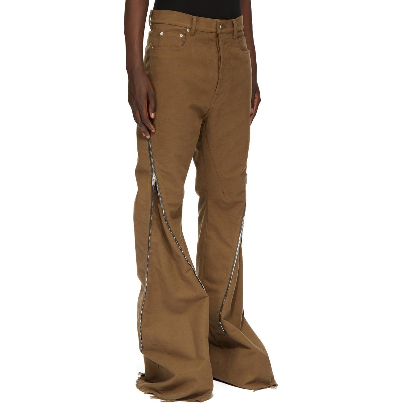 Purchase Rick Owens FW24 高腰修身口袋牛仔褲 米色 男款 RU02D6343TB-35