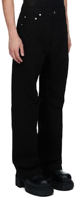 Rick Owens 男士低腰寬鬆黑色鉚釘牛仔褲 FW24 RU02D6333TB-09 Purchase Rick Owens 男士低腰寬鬆黑色鉚釘牛仔褲 FW24 RU02D6333TB-09