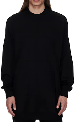 Rick Owens FW24 Oversized Crewneck Sweatshirt Black RU02D6278BA-09 Buy Rick Owens FW24 Oversized Crewneck Sweatshirt Black RU02D6278BA-09