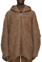 Rick Owens FW24 Oversized Zip Hoodie Jacket Light Beige RU02D6781WSH-134 Rick Owens FW24 Oversized Zip Hoodie Jacket Light Beige RU02D6781WSH-134