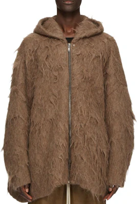 Rick Owens FW24 Hoodie Jaket Oversized Beige Muda Zip RU02D6781WSH-134 Buy Rick Owens FW24 Hoodie Jaket Oversized Beige Muda Zip RU02D6781WSH-134