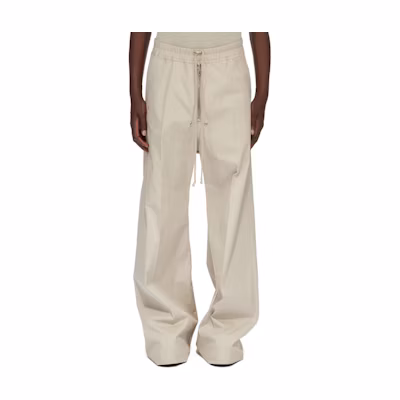 Rick Owens FW24 Pearl Elastic Waist Eyelet Detail Casual Pants Men’s RU02D6366TE-08