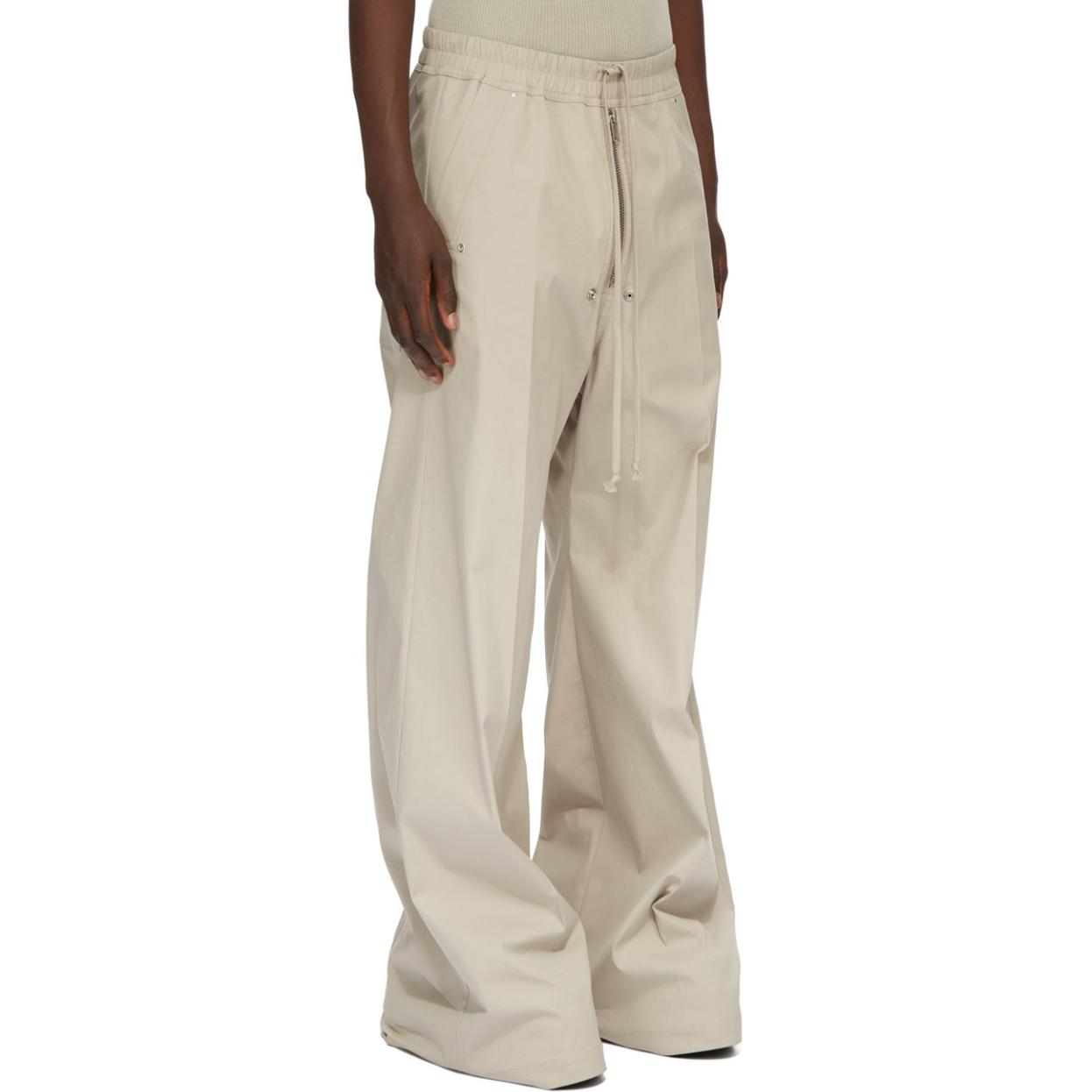 Purchase Rick Owens FW24 珍珠鬆緊腰眼孔細節休閒長褲 男款 RU02D6366TE-08