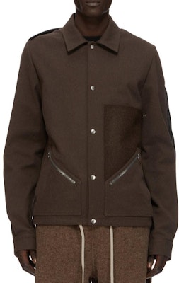 RICK OWENS FW24 單排扣口袋長袖外套 灰色 RR02D6708CTWWTY-240409 Buy RICK OWENS FW24 單排扣口袋長袖外套 灰色 RR02D6708CTWWTY-240409