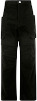 RICK OWENS FW24 Stefan Cargo Twill Utility Jeans Men’s Black Casual Pants. Ru02D6346WD-09 RICK OWENS FW24 Stefan Cargo Twill Utility Jeans Men’s Black Casual Pants. Ru02D6346WD-09