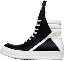 Rick Owens Geobasket 2020 'Black White Patchwork' RU20F3894LPO-911 Rick Owens Geobasket 2020 'Black White Patchwork' RU20F3894LPO-911