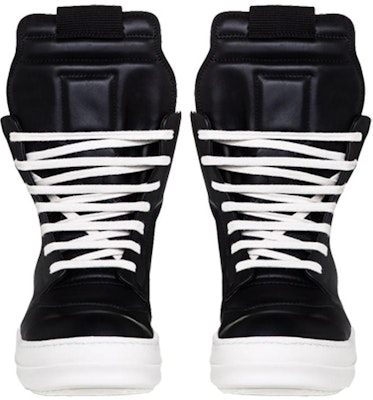 Rick Owens Geobasket 2020 'Black White Patchwork' RU20F3894LPO-911 Lookbook Rick Owens Geobasket 2020 'Black White Patchwork' RU20F3894LPO-911