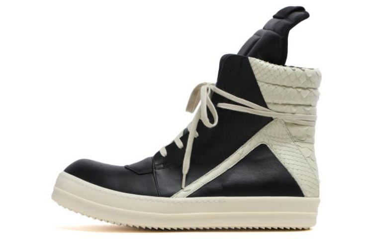 Rick Owens Geobasket 'Beige Black'