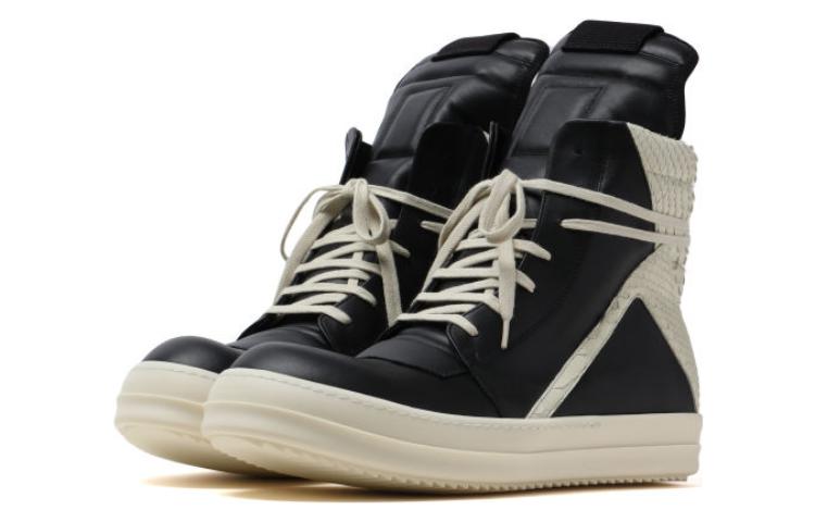 Rick Owens Geobasket 'Beige Black' 圖 2