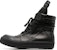 Rick Owens Geobasket 'Hitam Kulit Anak Lembu High-Top' RU01C4894LPOLPY-999