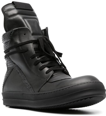 Rick Owens Geobasket 'Black Calfskin High-Top' RU01C4894LPOLPY-999 Lookbook Rick Owens Geobasket 'Black Calfskin High-Top' RU01C4894LPOLPY-999