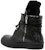 Rick Owens Geobasket 'Hitam Kulit Anak Lembu High-Top' RU01C4894LPOLPY-999