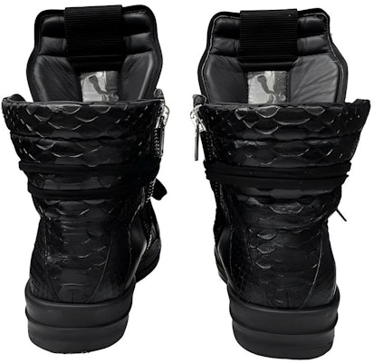 Rick Owens Geobasket 'Black Calfskin High-Top' RU01C4894LPOLPY-999 Purchase Rick Owens Geobasket 'Black Calfskin High-Top' RU01C4894LPOLPY-999
