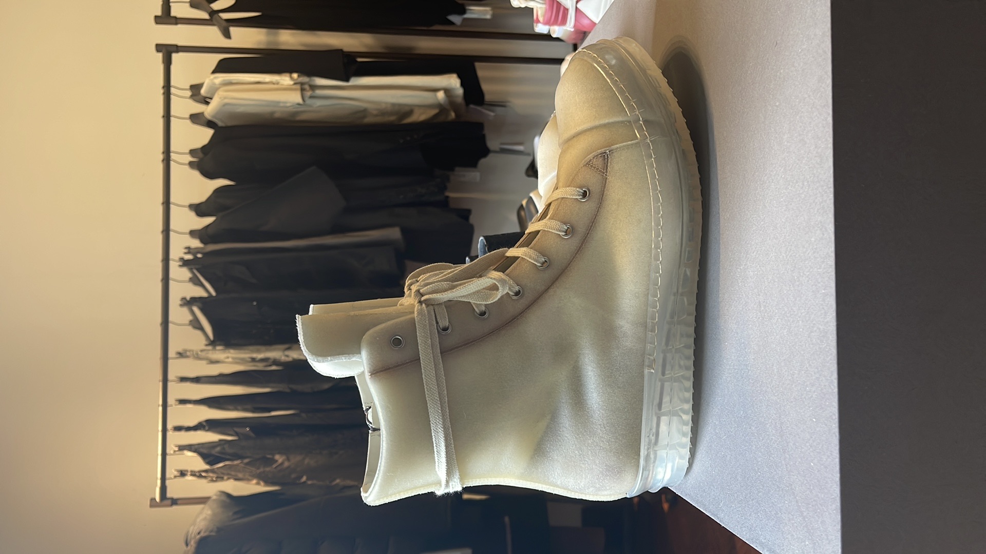 Rick Owens Geobasket 'Black Milk' Ru01c4890