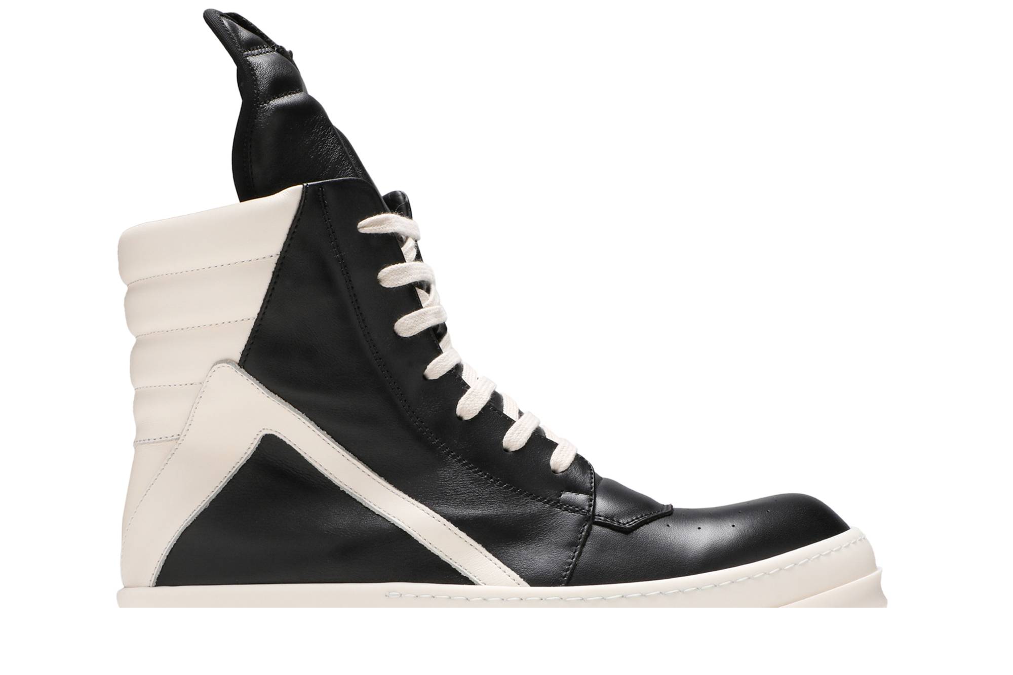Rick Owens Geobasket 'Black Milk' 圖 2