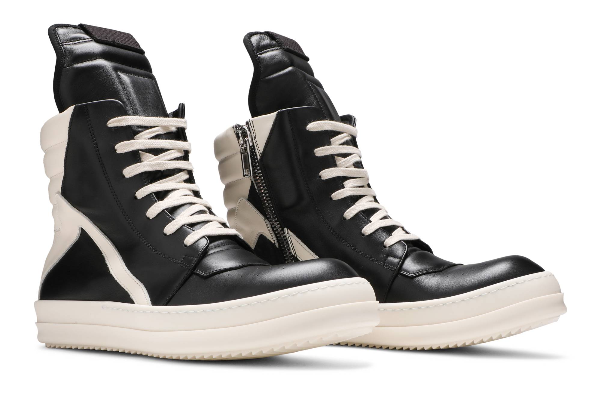 Rick Owens Geobasket 'Black Milk' 圖 8