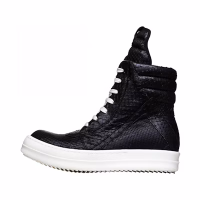 Rick Owens Geobasket 'Black Python'