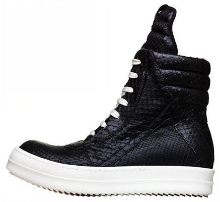 Rick Owens Geobasket 'Black Python' RF00M5894-LPNM-991 Buy Rick Owens Geobasket 'Black Python' RF00M5894-LPNM-991
