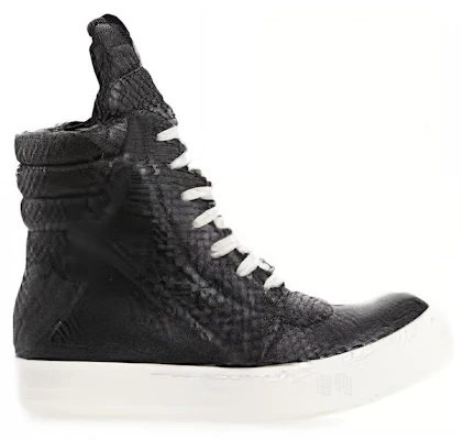 Rick Owens Geobasket 'Black Python' Hitam Ular RF00M5894-LPNM-991 Order Rick Owens Geobasket 'Black Python' Hitam Ular RF00M5894-LPNM-991
