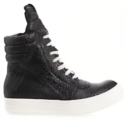 Rick Owens Geobasket 'Black Python' RF00M5894-LPNM-991 Order Rick Owens Geobasket 'Black Python' RF00M5894-LPNM-991