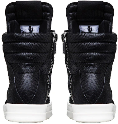 Rick Owens Geobasket 'Black Python' Hitam Ular RF00M5894-LPNM-991 Shop Rick Owens Geobasket 'Black Python' Hitam Ular RF00M5894-LPNM-991