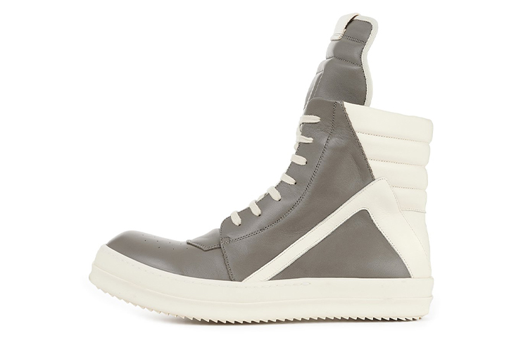 Rick Owens Geobasket 'Brown Full-Grain Leather High-Top' RU01B1894LPO-34111