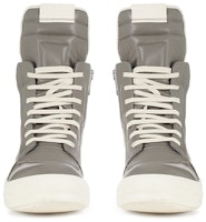 RICK OWENS/RO Geobasket 全粒面皮質高幫休閒 時尚板鞋 男款 棕色 Lookbook RICK OWENS/RO Geobasket 全粒面皮質高幫休閒 時尚板鞋 男款 棕色