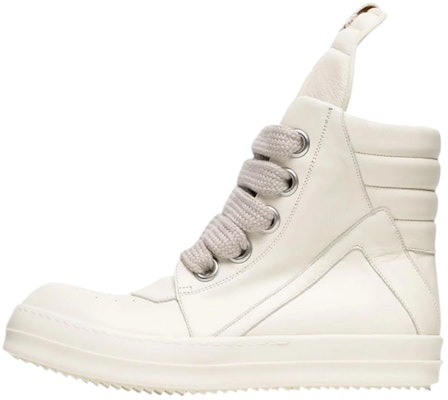 Rick Owens Geobasket 'Full-Grain Calfskin White' RU01B1894LPOW1-11111 Buy Rick Owens Geobasket 'Full-Grain Calfskin White' RU01B1894LPOW1-11111