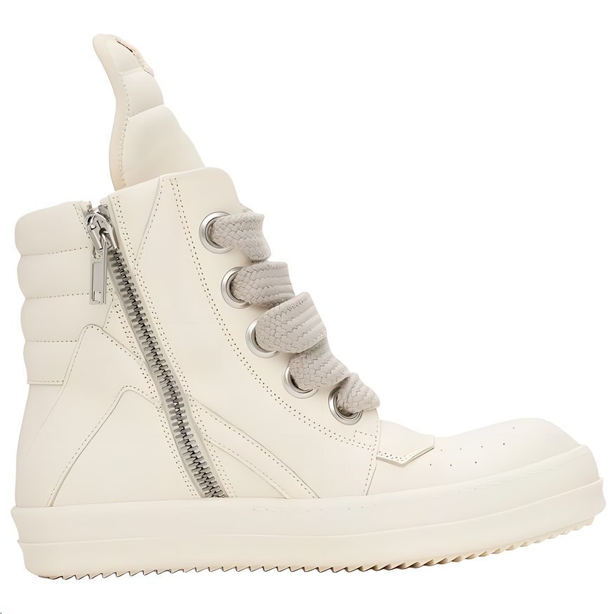 Order Rick Owens Geobasket 'Full-Grain Calfskin White' RU01B1894LPOW1-11111