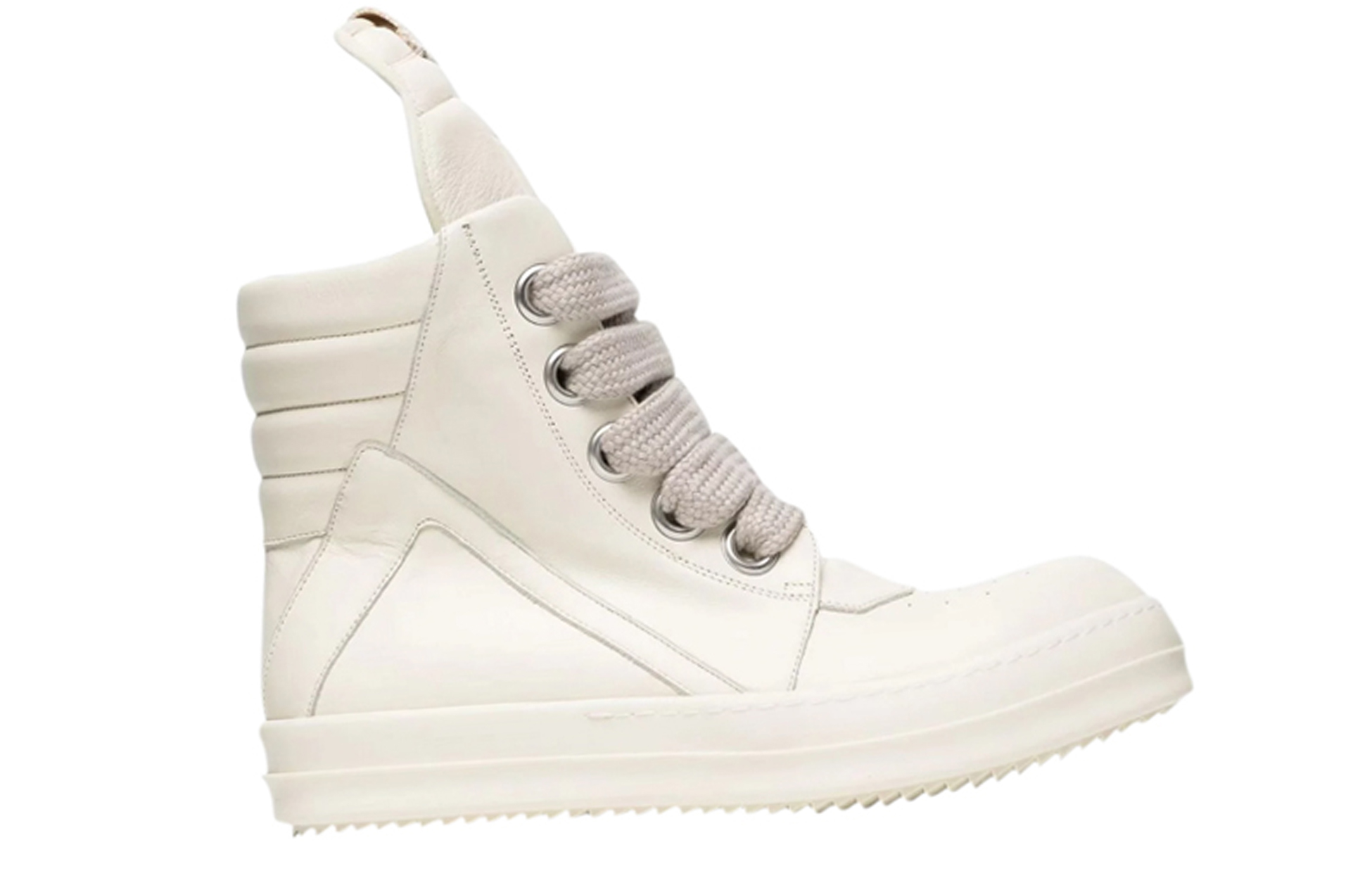 Order Rick Owens Geobasket '全粒面小牛皮白' RU01B1894LPOW1-11111